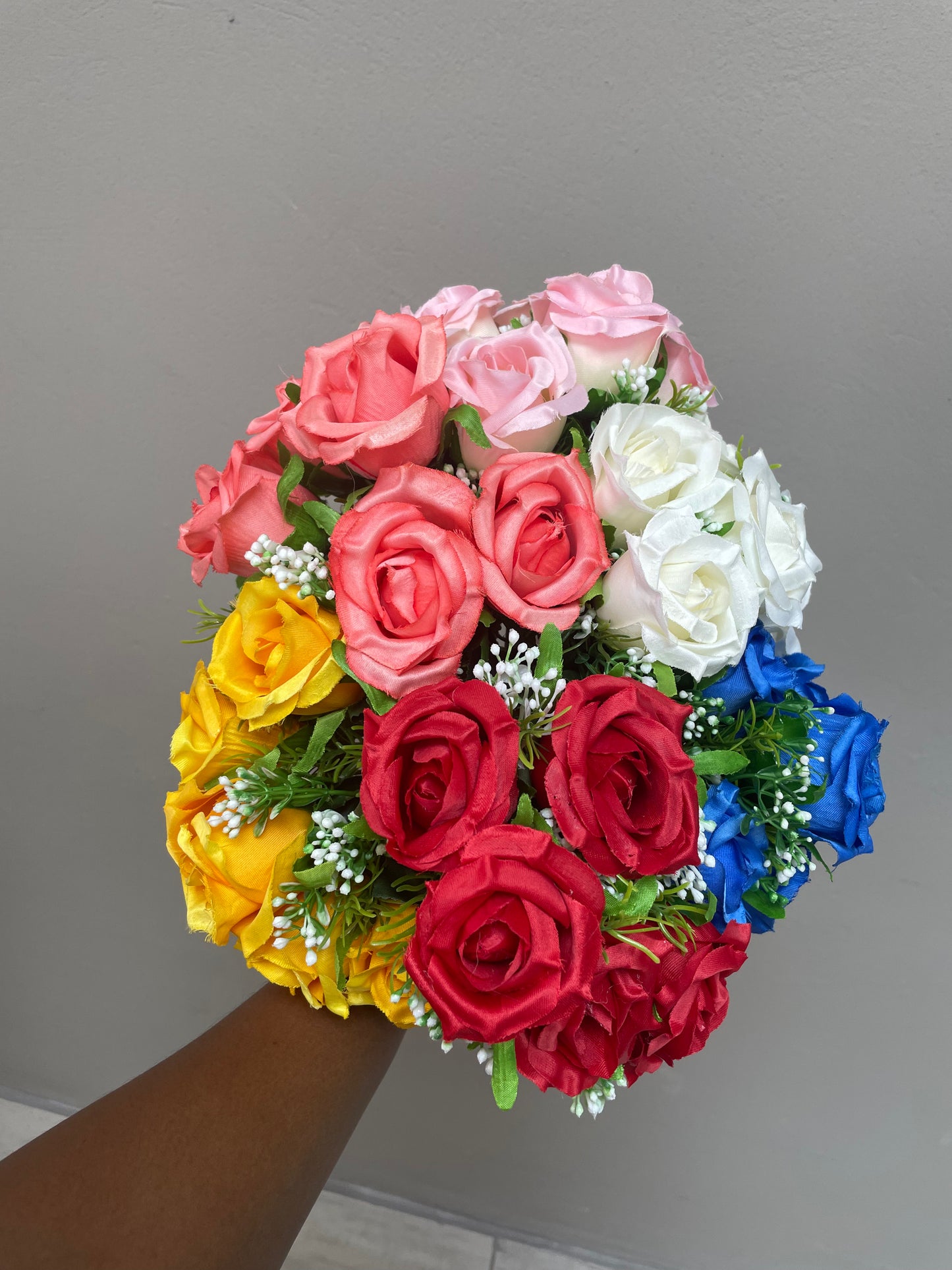 5 heads Flower Bunch