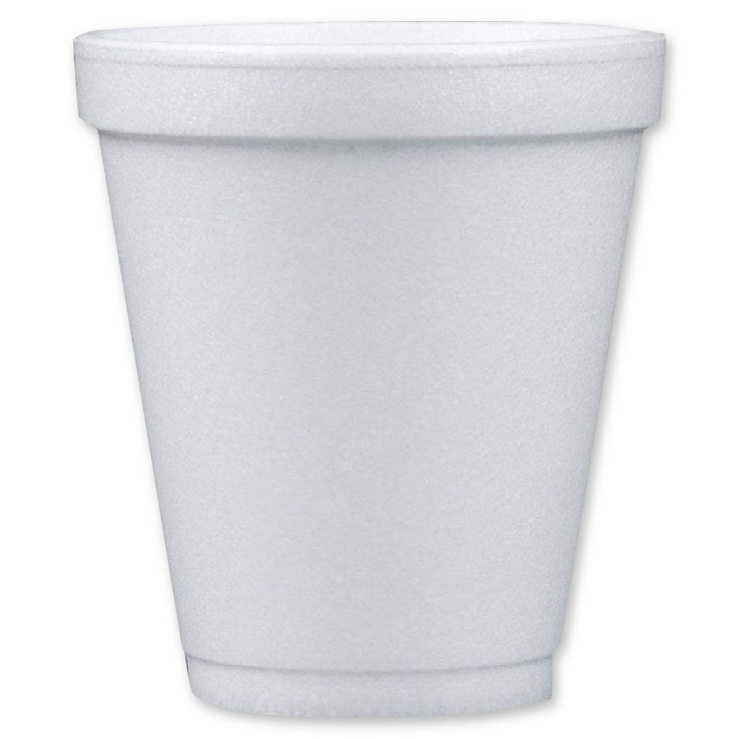 350ml White Polystyrene Cups