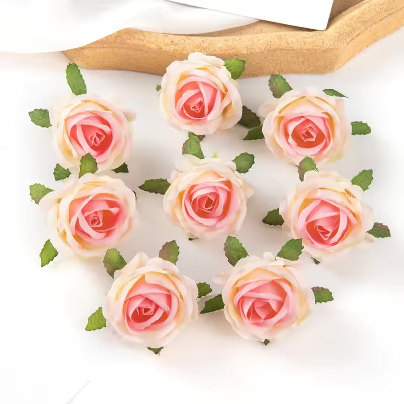 4cm Flower Heads - 3 pcs