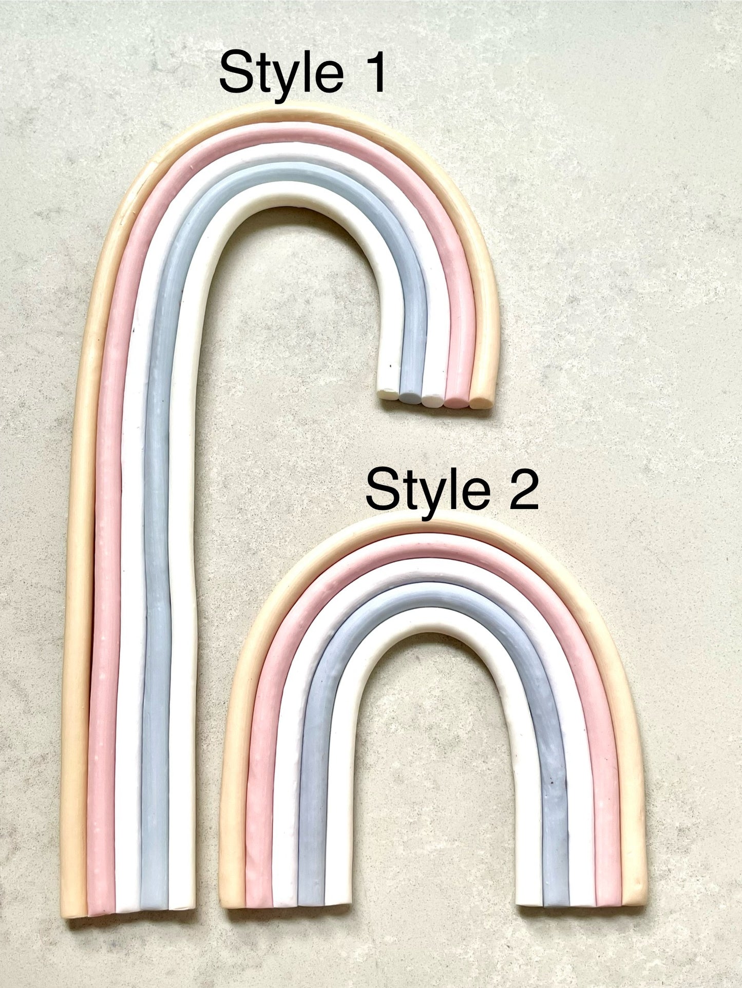 Nude Silicone Rainbow Cake Deco