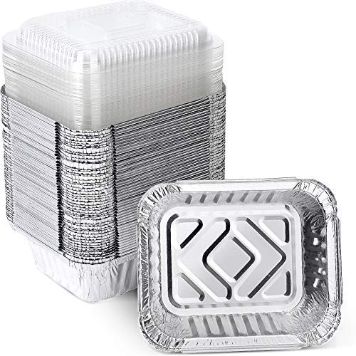 Small Foil Takeaway Container Inc Plastic Lid