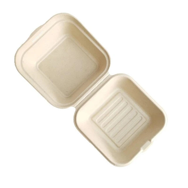 6" Biodegradable Takeaway Container for Bento Cakes  - 5 pcs