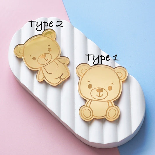 Type1 Acrylic Bear Cake Topper