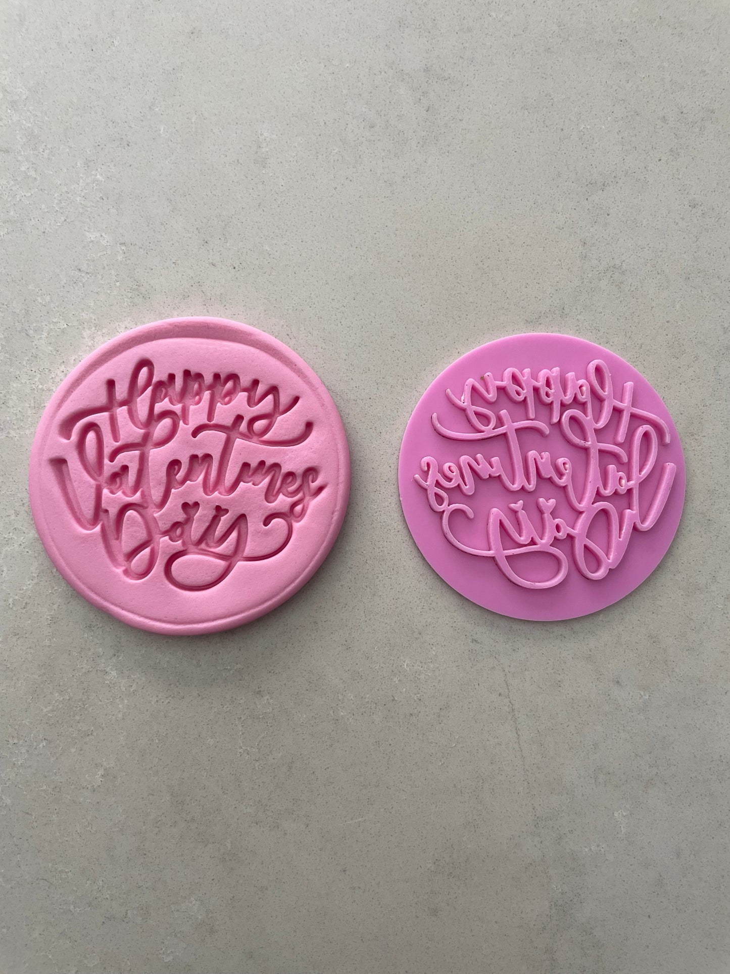 5.5cm Happy Valentine’s Day Fondant Embosser