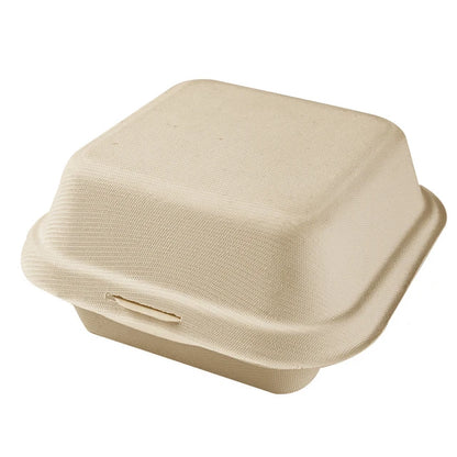 6" Biodegradable Takeaway Container for Bento Cakes  - 5 pcs