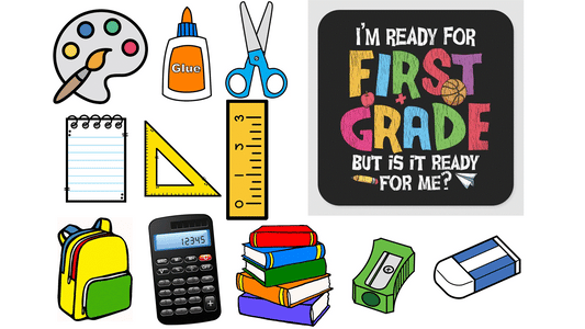 A4 I am Ready for First Grade and Toppers Printable sheet