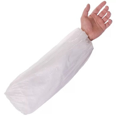 White Plastic Sleeve Protector - 100 pcs