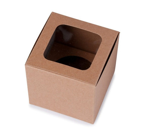 10 pcs Craft Single Cup Cake Box including Inserts