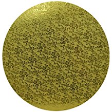 Gold Thick Round Cake Board