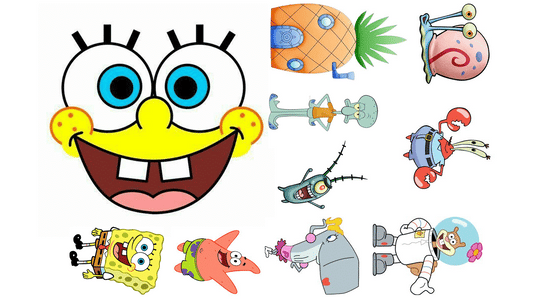 A4 Spongebob Printable sheet