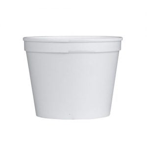 125ml White Polystyrene Cups