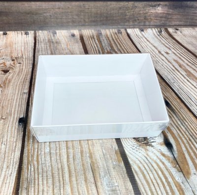 Sheet Cake Box with Clear Lid