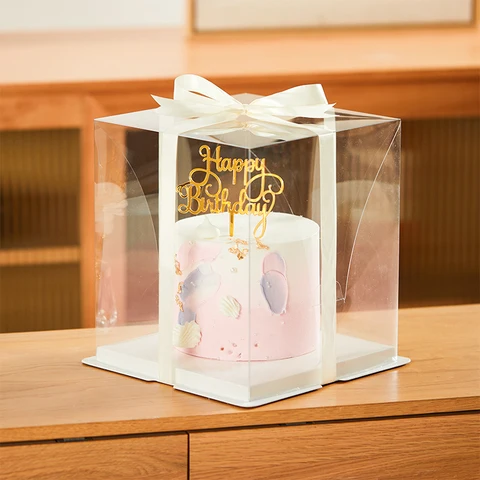 Transparent Dessert Cake Box