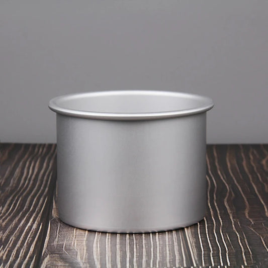 10cm High Aluminum Round Baking Tin with fixed bottom