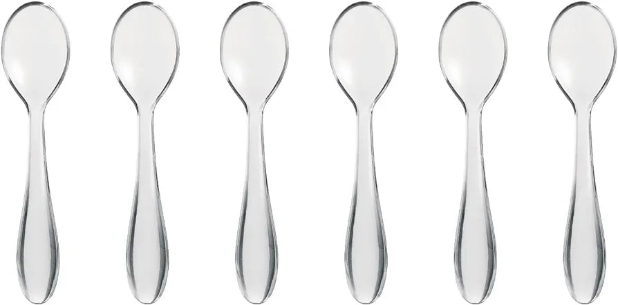 Clear Tea Spoons - 25 pcs