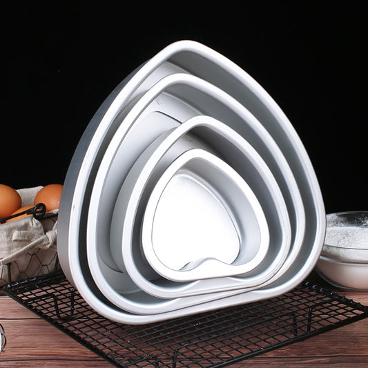 Heart Baking Tins with fixed bottom 7,5cm Deep