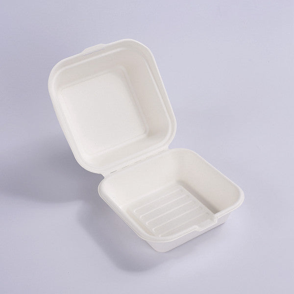 6" Biodegradable Takeaway Container for Bento Cakes  - 5 pcs
