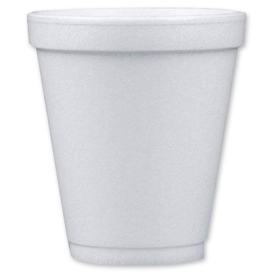 350ml White Polystyrene Cups 25pcs