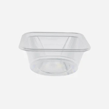 Square to Round Containers - 25 pcs