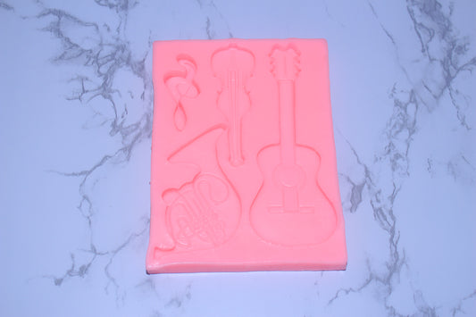 Silicone Mold - Music Instruments