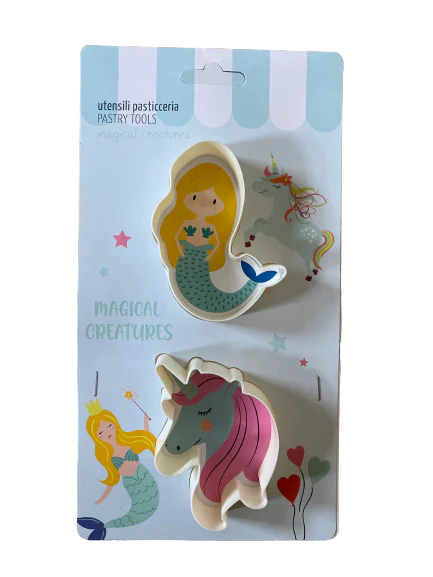 mermaid and Unicorn Cookie Cutter